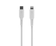 Fixed Fiksuotas | Skysto silikono kabelis USB-C/Lightning, 2 m | FIXDLS-CL2-WH