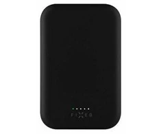 Fixed Fiksuotas | MagZen (2 kartos) su belaidžiu įkrovimu ir MagSafe palaikymu Power bank | FIXZENM2-10-BK | 10000 mAh | USB-C: 5 V / 2 A, 9 V / 2,22 A, 12 V / 1,67 A (maks. 20 W) | Juodas