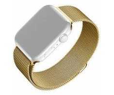 Fixed Fiksuotas | Tinklinis dirželis „Apple Watch“ 42/44/45/46/49 mm | Auksinis