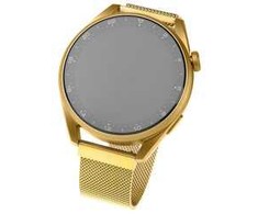 Fixed Dirželis Mesh ze stali nierdzewnej FIXED su Quick Release 22mm do smartwatcha auksinė
