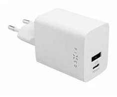 Fixed Fiksuotas Mini USB-C/USB kelioninis įkroviklis 45W | FIXC45M-CU-WH