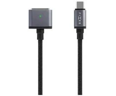 Fixed FIKSUOTAS pintas laidas USB-C/MagSafe 3, 2m, 140W, pilka