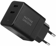 Native Union Fast GaN įkroviklis PD 35W, juodas