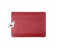 Dėklas Fixed Skórzane etui FIXED Oxford dla Apple MacBook Pro 14'' (2021/2023/2024) raudona