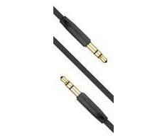 FIXED AUX Cable 2 x 3.5 mm jack, juodas