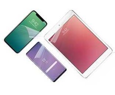 FIXED Screen Protector Universali apsauginė folija ekranams iki 8" skaidraus