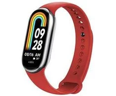 Fixed Silikonowy dirželis FIXED Silicone Strap pro Xiaomi Smart Band 10/9/8, raudona