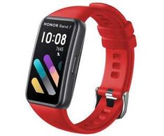 Fixed Silikonowy dirželis FIXED Silicone Strap pro Honor Band 6/7, raudona