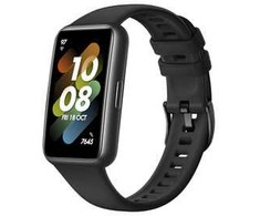 Fixed FIKSUOTAS silikoninis dirželis Silikoninis dirželis, skirtas „Huawei Band 7“, juodas
