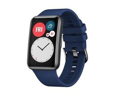 Fixed Dirželis silikonowy do Huawei Watch FIT, mėlyna