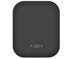 FIXED Silky dėklas skirtas Apple Airpods, juodos spalvos