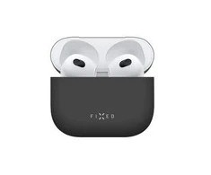 FIXED Silky dėklas skirtas Apple Airpods 3, juodos spalvos