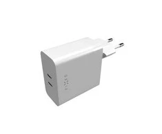 Fixed Fiksuotas | Dvigubas USB-C maitinimo įkroviklis, PD palaikymas, 65 W