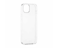 Itin plonas TPU gelio dėklas FIXED Skin, skirtas Apple iPhone 15 Plus, 0,6 mm, skaidrus