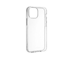 FIXED TPU gelio dėklas Slim AntiUV, skirtas Apple iPhone 13 Mini, skaidrus