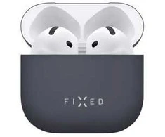 FIXED Silky dėklas skirtas Apple AirPods 4, juodos spalvos