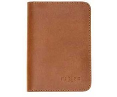 Fixed Skórzany portfel FIXED Wallet XL ruda