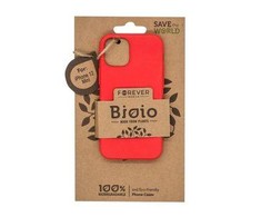 Dėklas Forever "BIOIO Biodegradable Back Cover Case Apple iPhone 12 mini" Raudona
