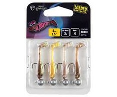 Silikoninis masalas Fox Rage Mini Fry UV 4cm 3g 4vnt