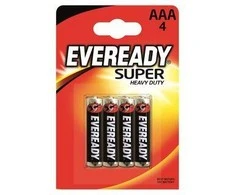 Fujitsu Energizer Eveready Super (lizdinė plokštelė) – AAA/4 pak
