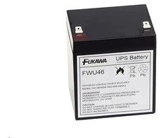 Baterija - FUKAWA FWU-46 pakaitinė baterija RBC46 (12V/5Ah)