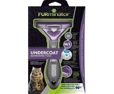 Furminator šukos ilgaplaukėms katėms - M/L