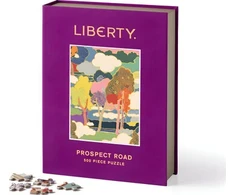 Galison Liberty Prospect Road 500 dalių knygos dėlionė