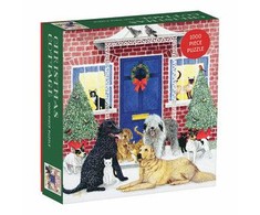 Dėlionė Bookshop Christmas Cottage Square Boxed 1000 Piece Puzzle