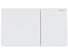 Geberit taustiņš Sigma70, 240x158 mm, 80 mm skalojamā kaste, metēts balts