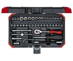 Gedore Gedore Raudona socket wrench set 1/4 SW4-14mm 46 pieces - 3300052
