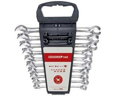 Gedore Gedore Raudona ratchet spanner set 10 pieces - 10-19mm 3301003