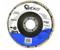 Geko Diskinis pjūklelis 115mm P80 GEKO (10/25/200)