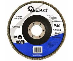 Geko Diskinis pjovimo diskas 125mm P40 (10/200)