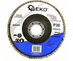 Geko Tarcza listkowa 125mm P36 (10/200)