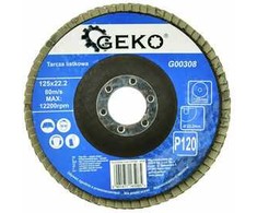 Geko Tarcza listkowa 125mm P120 GEKO (10/200)