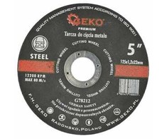Geko tarcza do cięcia metalu Premium 125x1,2 Inox (G78212)