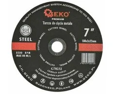 Geko Premium metalo pjovimo diskas 180x2 Inox (G78232)