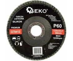 Geko Flap diskas "SILICONE" 125mm P60 GEKO PREMIUM (10/200)
