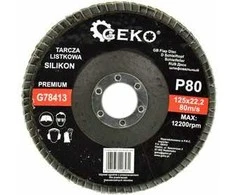 Geko Flap diskas "SILICONE" 125mm P80 GEKO PREMIUM (10/200)