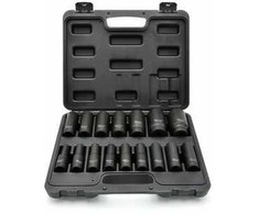 Geko Rinkinys nasadek udarowych długich 1/2'' 10-32mm 16szt. (5)