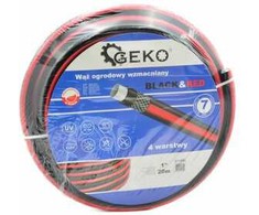Geko sodo žarna WZMACNIANY Juodas&amp;Raudonas 1'' 20M (1) G73698 GEKO