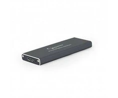 GEMBIRD EE2280-U3C-03 USB 3.1 korpusas M.2 NVMe diskams su foniniu apšvietimu aliuminio