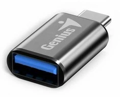 GENIUS ACC-C2A sumažinimas nuo USB-C M iki USB-A F pilkos spalvos