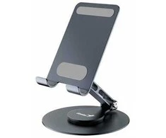 Stojak Genius G-Stand M100, juoda, aliuminio / silikon, na telefon lub tablet