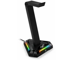 Genius GX-UH100 Stojak na ausinės su podświetleniem RGB, juoda
