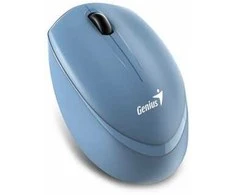 Genius Pelė NX-7009 pelė, 1200DPI, 2,4 [GHz], optinė, 3 klasė, bevielė, mėlyna, 1 vnt AA, Mėlyna-Eye jutiklis, simetriškas