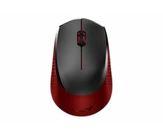 Pelės Genius Pelės NX-8000S, 1600DPI, 2.4 [GHz], optinis, III klasės, belaidis USB, juodas ir raudonas, AA