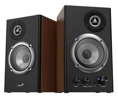 Kompiuterio kolonėlės GENIUS garsiakalbis SP-HF1200B, 2.0, 36W, medinis, juodai rudas