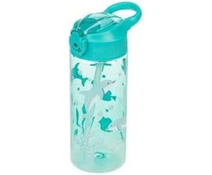 Gertuvė BAAGL Tritanová láhev na pití s brčkem Delfín 500 ml