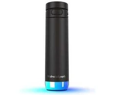 Gertuvė HidrateSpark PRO 2 išmanusis buteliukas su šiaudeliu, 621 ml, juodas